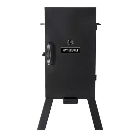 30 In. Analog Electric Smoker in Black with 3 Racks