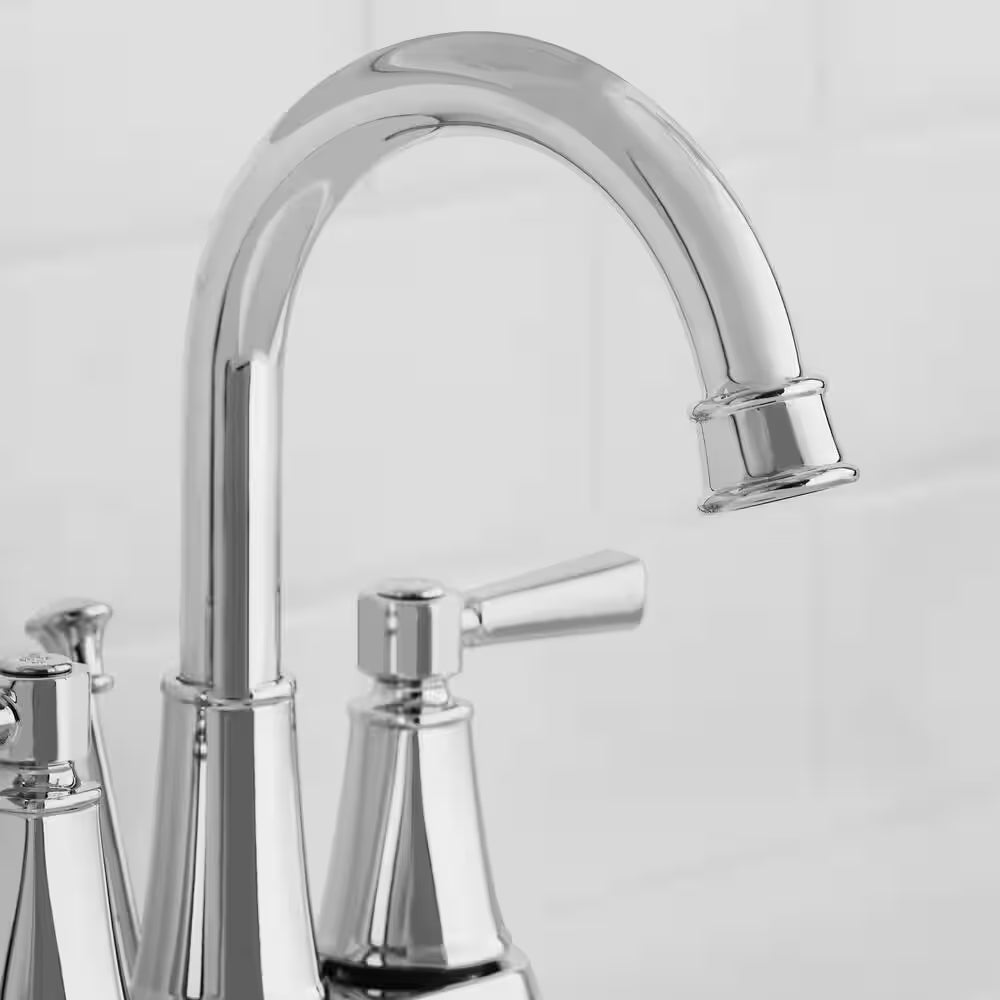 Melina 4 In. Centerset Double Handle High-Arc Bathroom Faucet in Chrome
