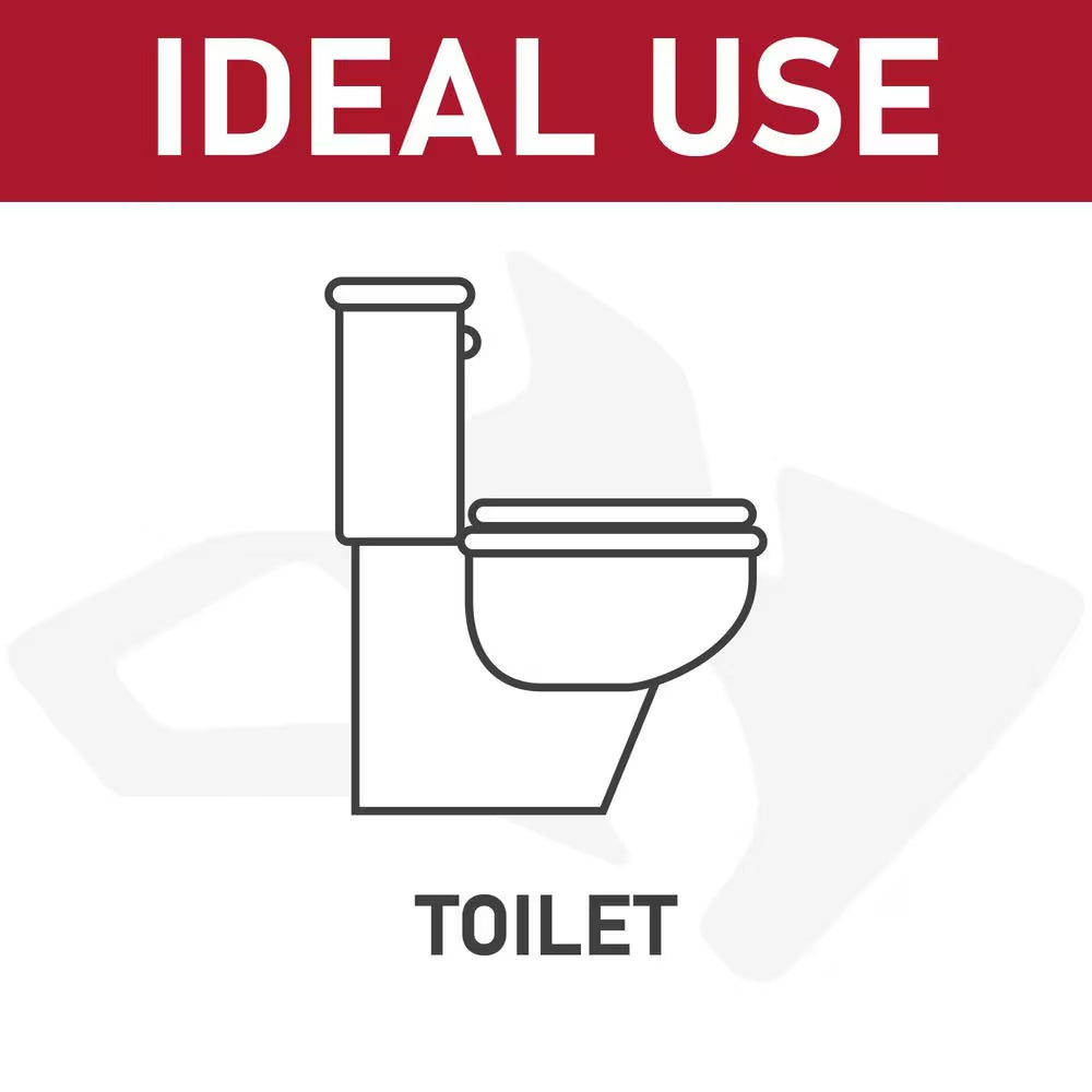 3 Ft. Toilet Drain Snake Auger for Clog Removal