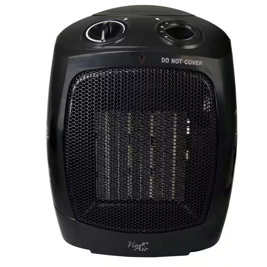 1,500-Watt Electric Portable Ceramic Heater with Adjustable Thermostat