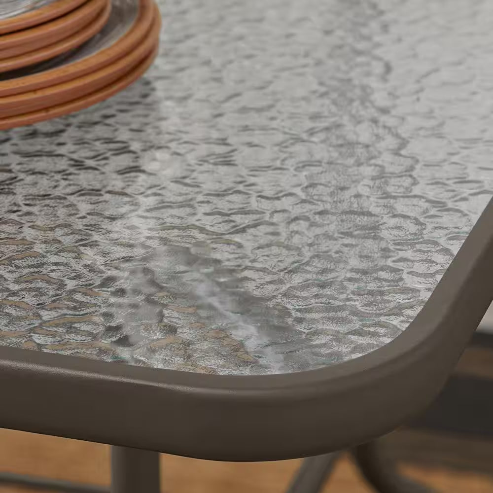 Amberview 6-Piece Sling Folding Outdoor Dining Set with Umbrella
