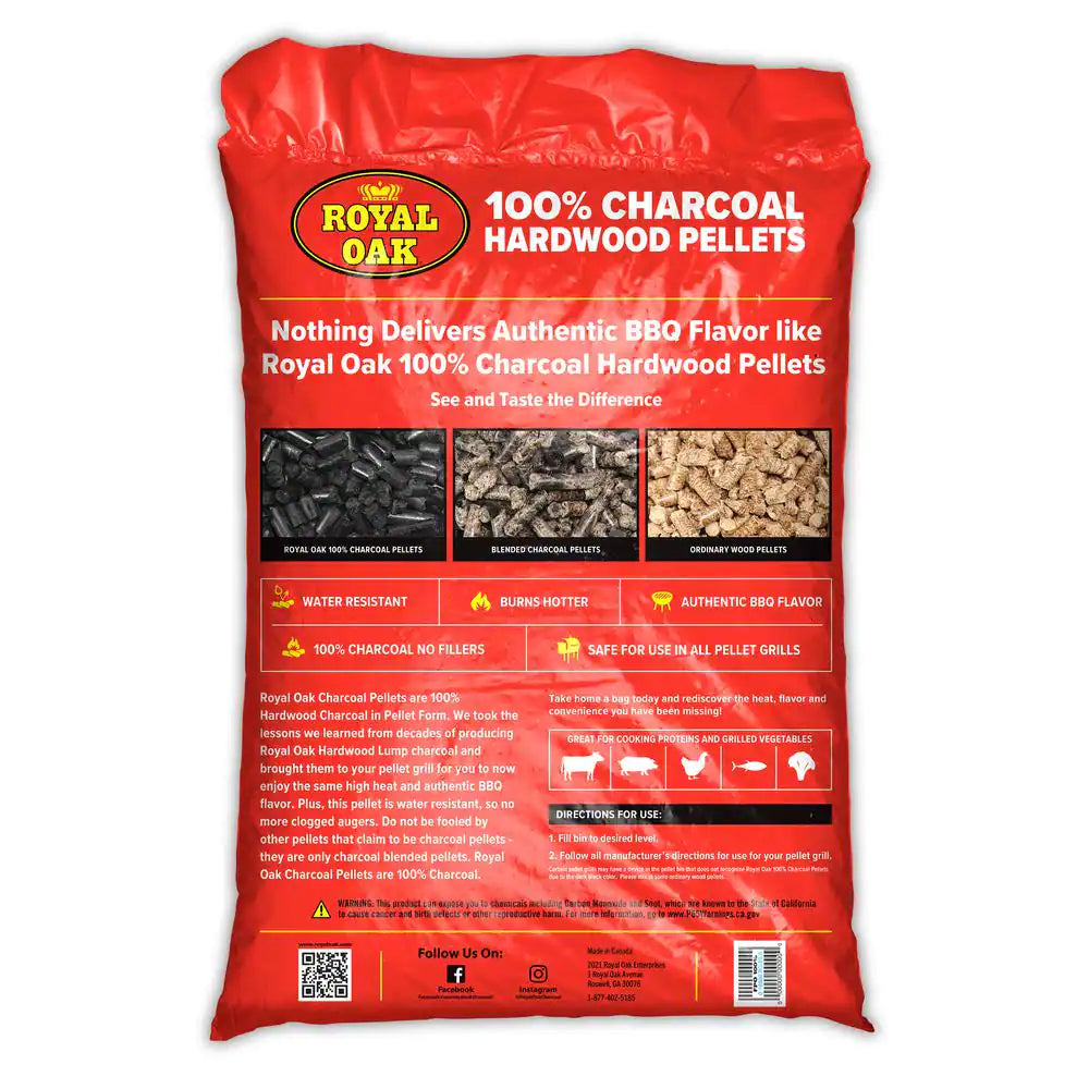 20 Lbs. 100% Charcoal Hardwood Pellets