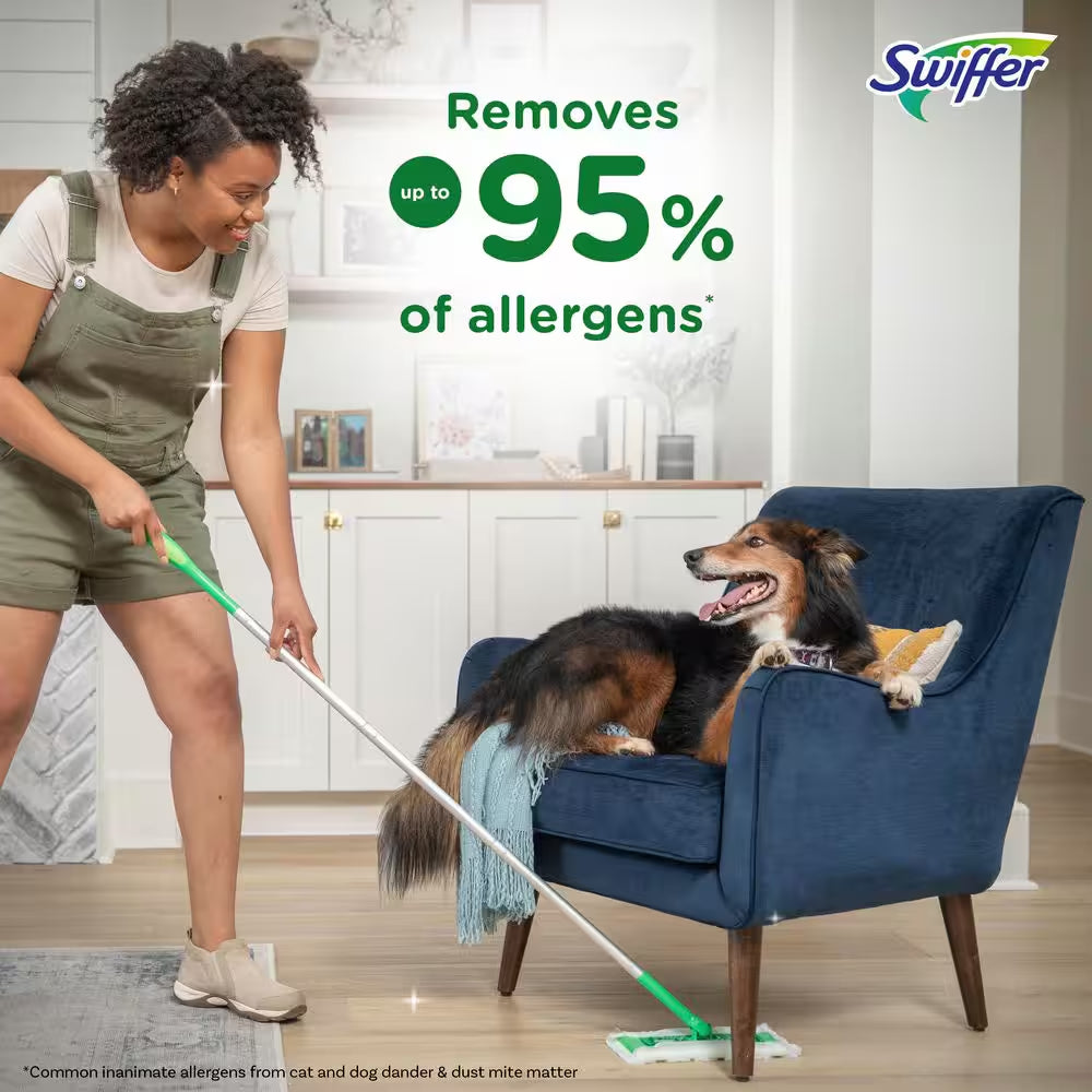 Sweeper 2-In-1 Dry and Wet Multi-Surface Mopping Starter Kit (1-Mop, 10-Refills)