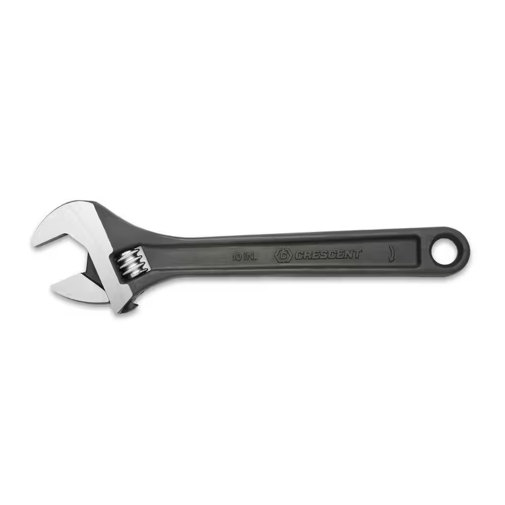 10 In. Black Oxide Adjustable Wrench