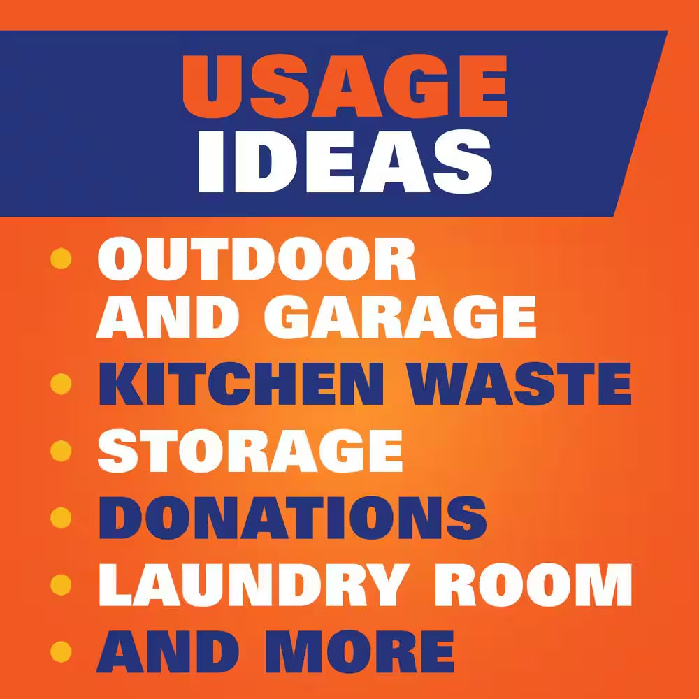 Ultra Strong Draw String 33 Gal. Trash Bags (50-Count)