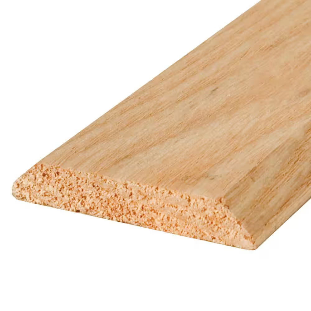 3 In. X 36 In. Natural Hardwood Flat-Profile Door Weatherstripping Threshold