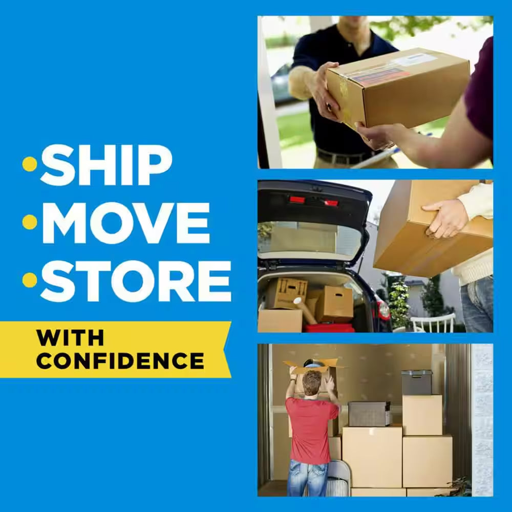 1.88 In. X 54.6 Yds. Heavy Duty Shipping Packaging Tape (6 Rolls per Pack)