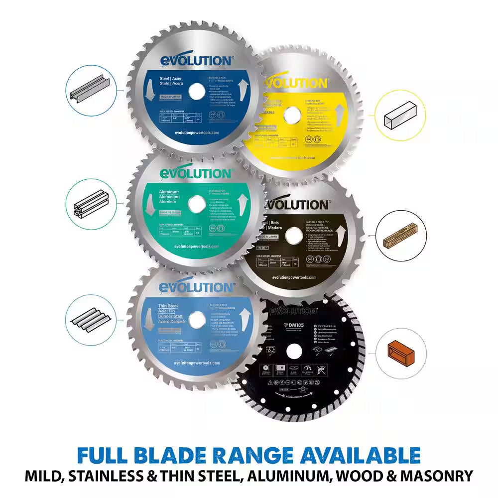 7-1/4 In. 40-Teeth Mild Steel Cutting Saw Blade