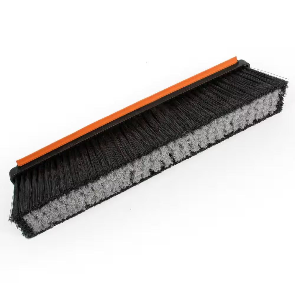 18 In. Interchangeable Push Broom with Squeegee Blade Head