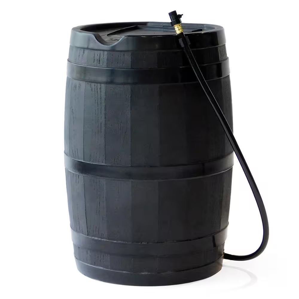 45 Gal. RC45 Rain Barrel, Black