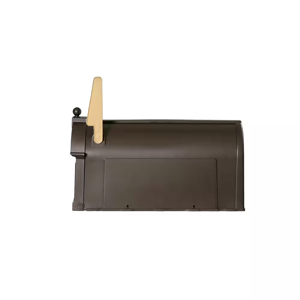 Ambrose Bronze Post Mount Mailbox