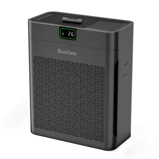 1100 Sq. Ft. H13 HEPA Personal Air Purifier in Black, with PM2. 5 Sensor, 25Db Sleep Mode, Activated Carbon, Ozone-Free