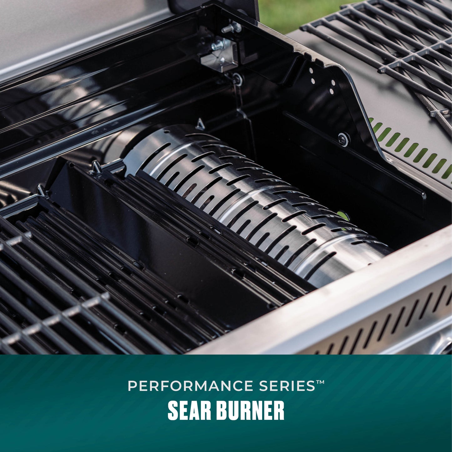 Performance Series Black and Silver 4 -Burner Liquid Propane Gas Grill