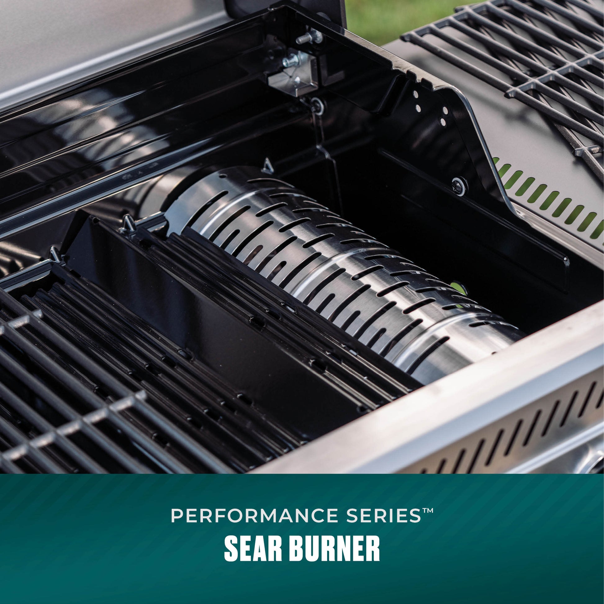 Performance Series Black and Silver 4 -Burner Liquid Propane Gas Grill