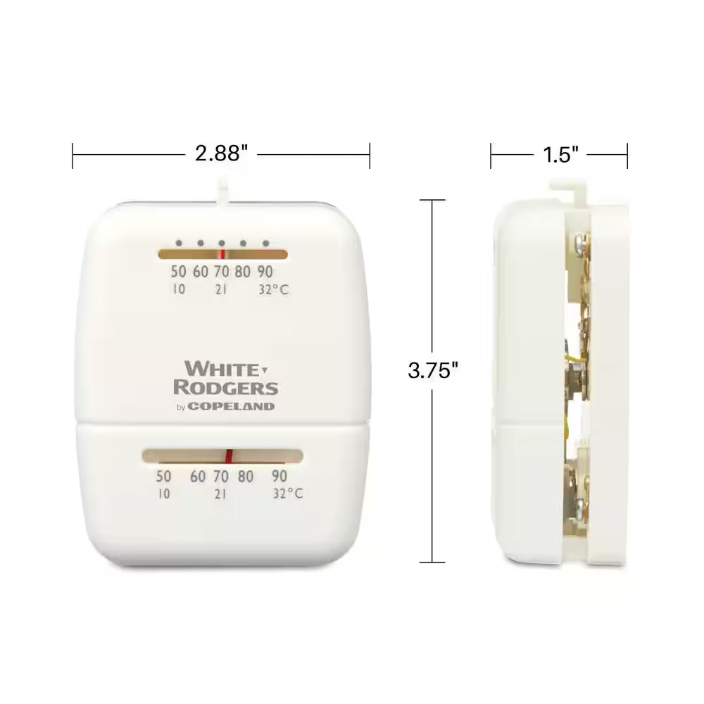 White-Rodgers Mechanical Heat Only Thermostat