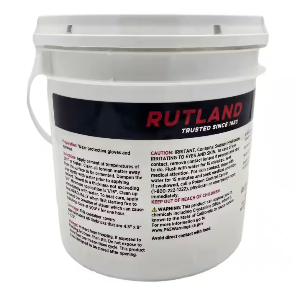 128 Fl. Oz. Refractory Cement Tub