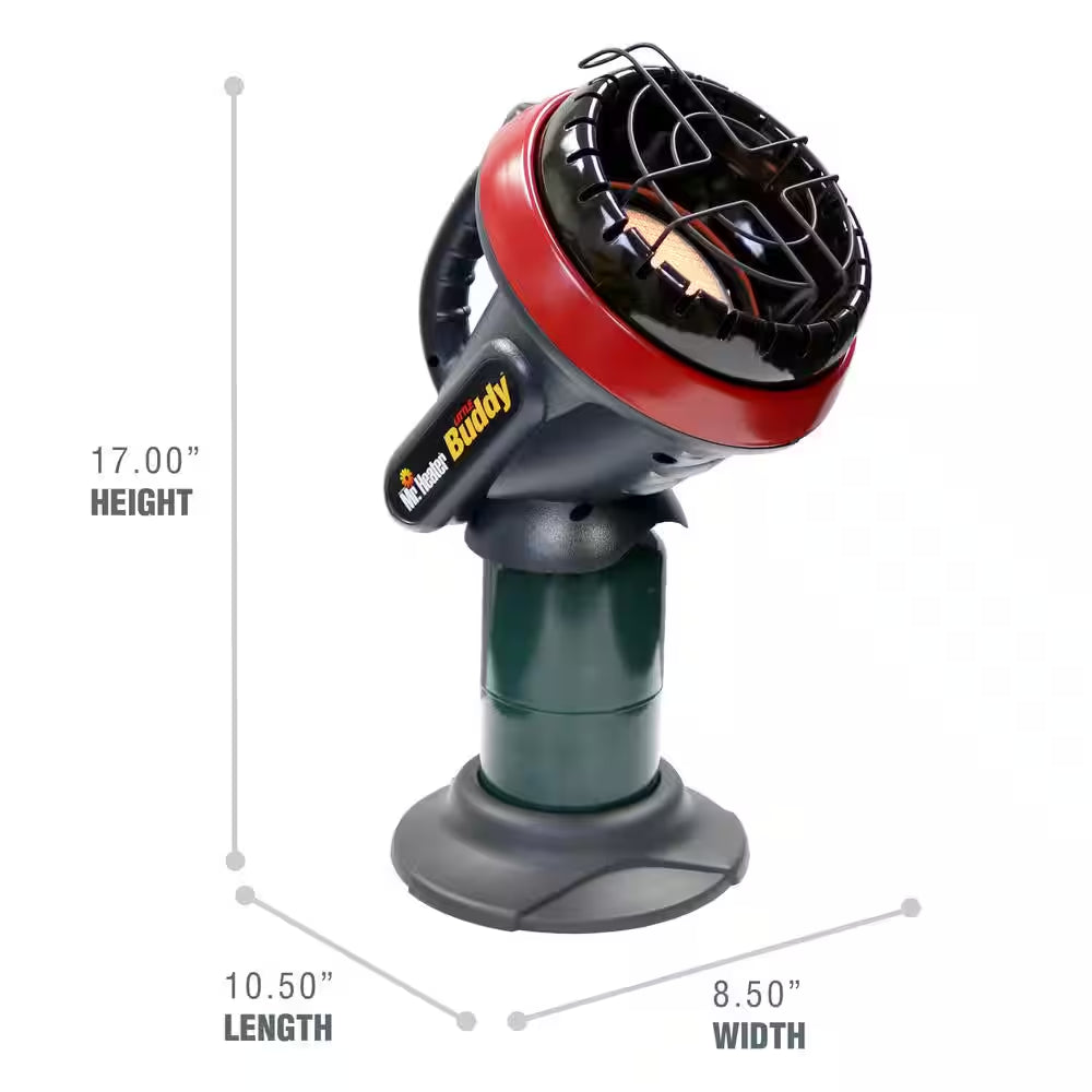 Little Buddy 3,800 BTU Radiant Propane Portable Outdoor Space Heater for Massachusetts and Canada
