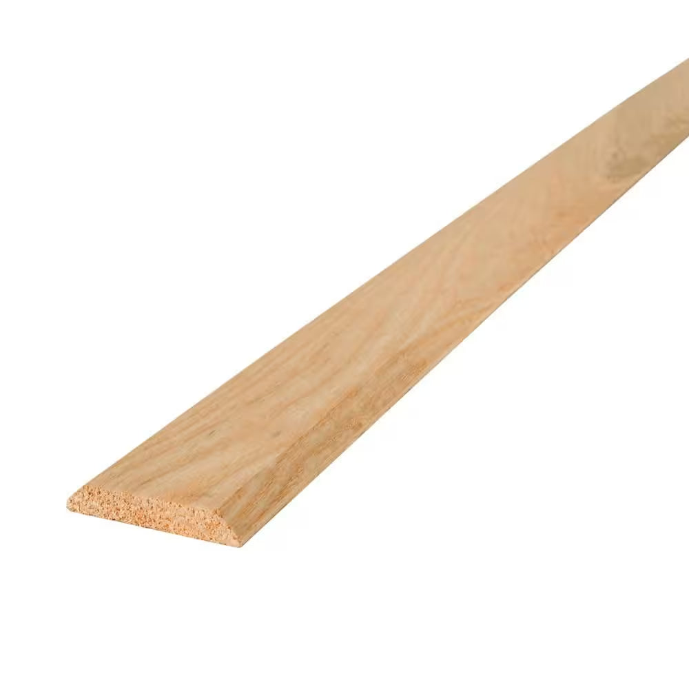 3 In. X 36 In. Natural Hardwood Flat-Profile Door Weatherstripping Threshold