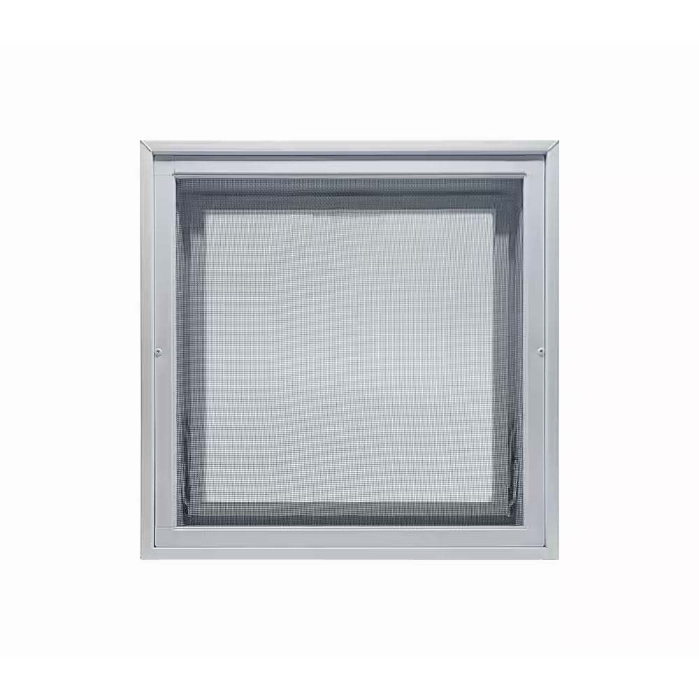 3 In. Thick Series 16 In. X 16 In. X 3 In. Hopper Vent for Glass Block Windows (Actual 15.5 In. X 15.5 In. X 3.12 In. )