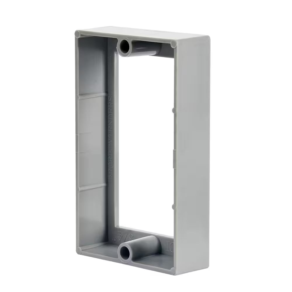 1-Gang 3/4 In. Electrical Receptacle Box Extension Ring 5-Pack