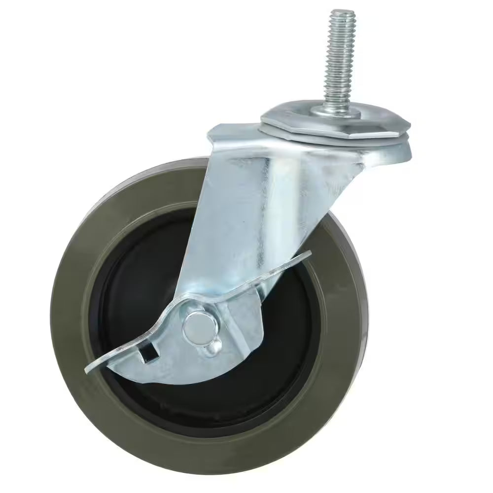 4 In. Industrial Casters with Bumper (4-Pack)