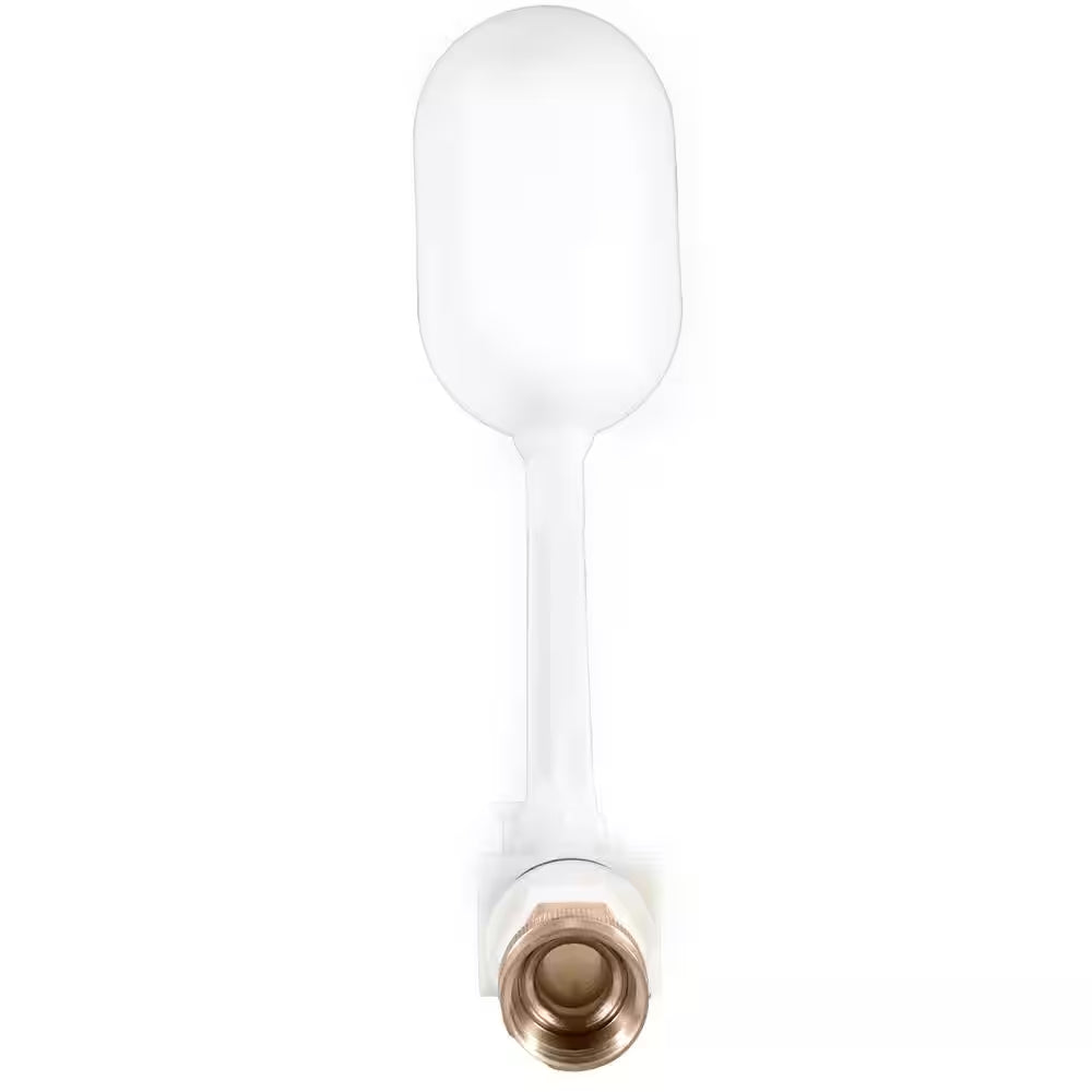 Universal Water Level Float Valve with Brass Adapter