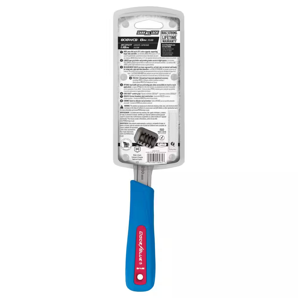 8 In. Adjustable Wrench