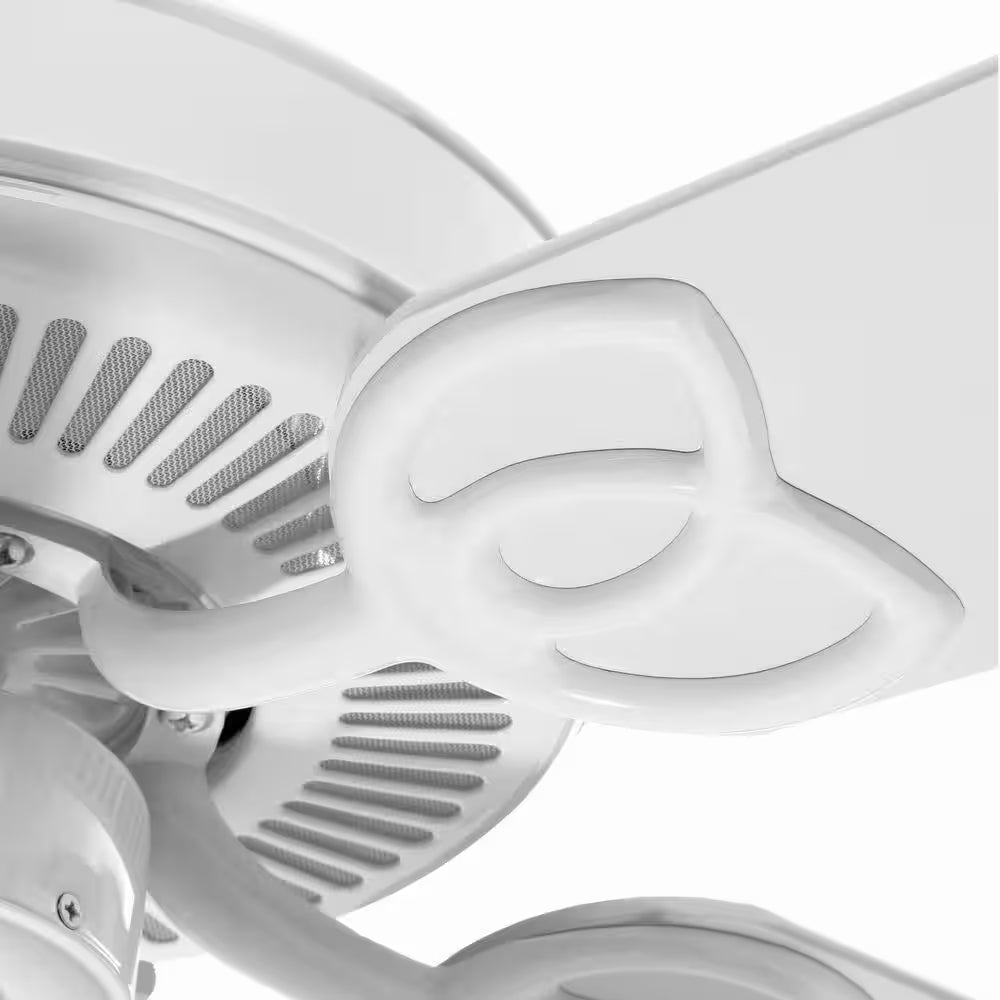 Brookhurst 52 In. LED Indoor White Ceiling Fan with Light Kit