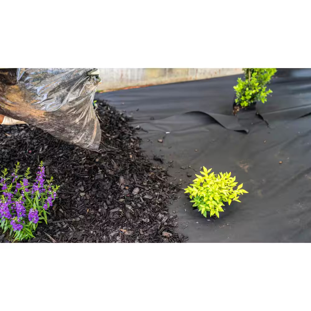 4 Ft. X 100 Ft. Medium Duty Weed Barrier Landscape Fabric