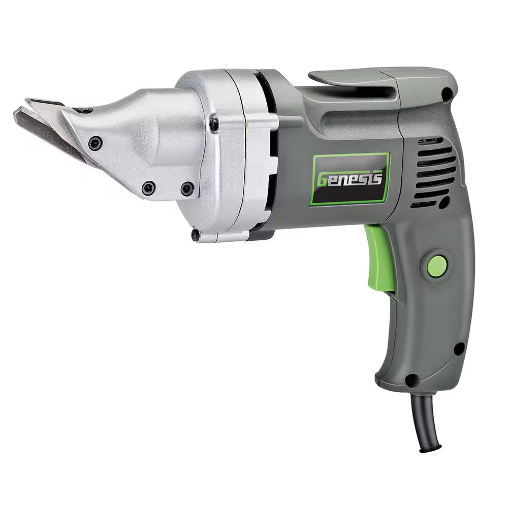 4.0 Amp 14-Gauge Swivel Head Variable Speed Electric Power Metal Shear