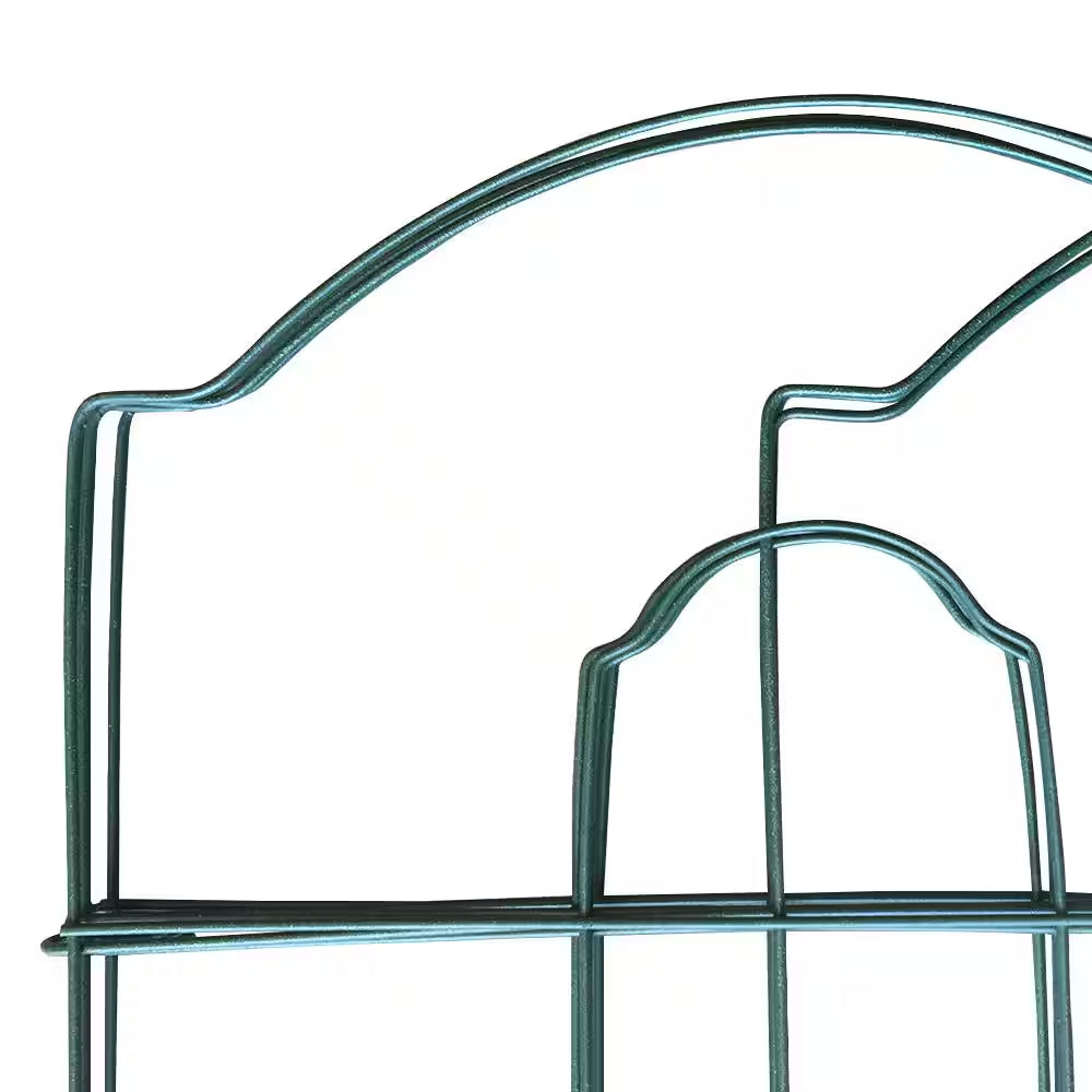 28 In. H X 10 Ft. L Cathedral Steel Wire Folding Garden Fence