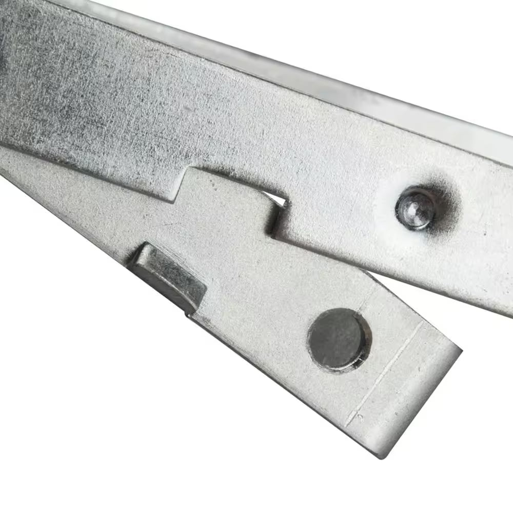 Folding Banquet Table Leg, Black, Set of 2 - 29 In. H X 24 In. W - 16 Gauge Steel - Mounting Hardware Included