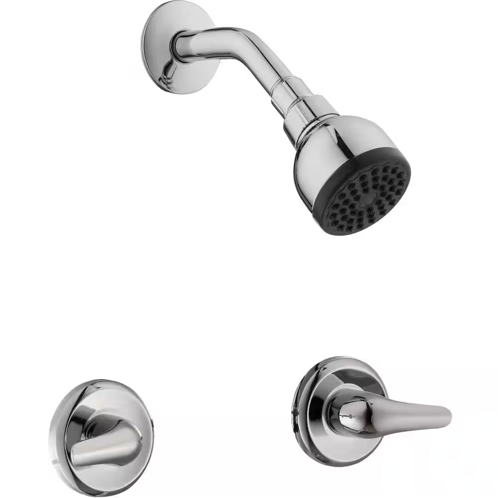 Aragon Double Handle 1-Spray Shower Faucet 1.75 GPM in Chrome
