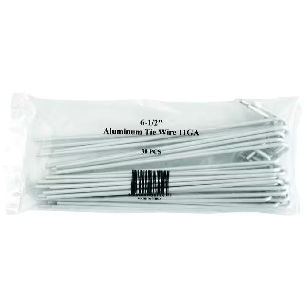 6-1/2 In. Long 11-Gauge Aluminum Fence Ties (30-Pack)