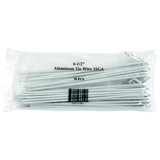 6-1/2 In. Long 11-Gauge Aluminum Fence Ties (30-Pack)