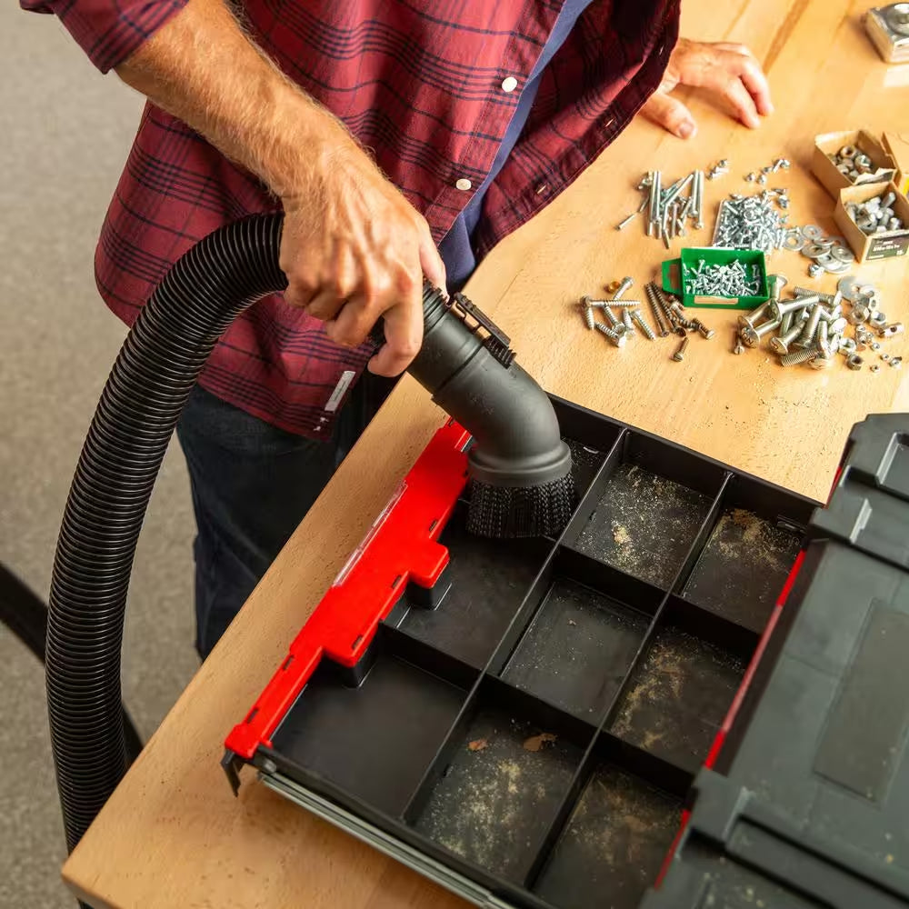 2-1/2 In. LA2501 Locking Dusting Brush Accessory Shop Vacuum Attachment for  Wet Dry Vacs Hoses and Wands