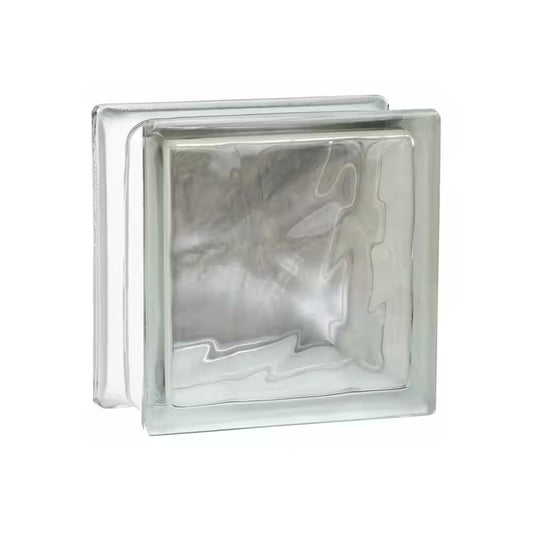 Nubio 4 In. Thick Series 12 In. X 12 In. X 4 In. (3-Pack) Wave Pattern Glass Block (Actual 11.75 X 11.75 X 3.88 In.)