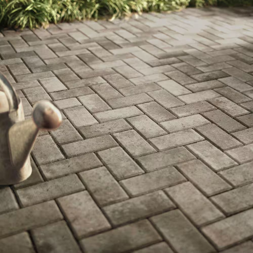 Holland 7.75 In. X 4 In. X 2.25 In. Sand Brown Charcoal Concrete Paver