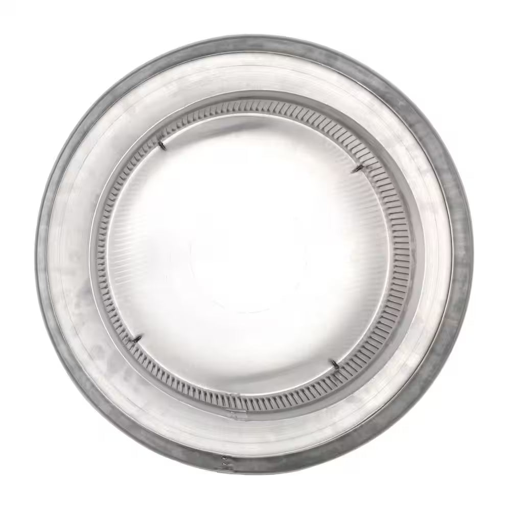 10 In. Dia. Aluminum Vent Pipe Cap in Mill Finish