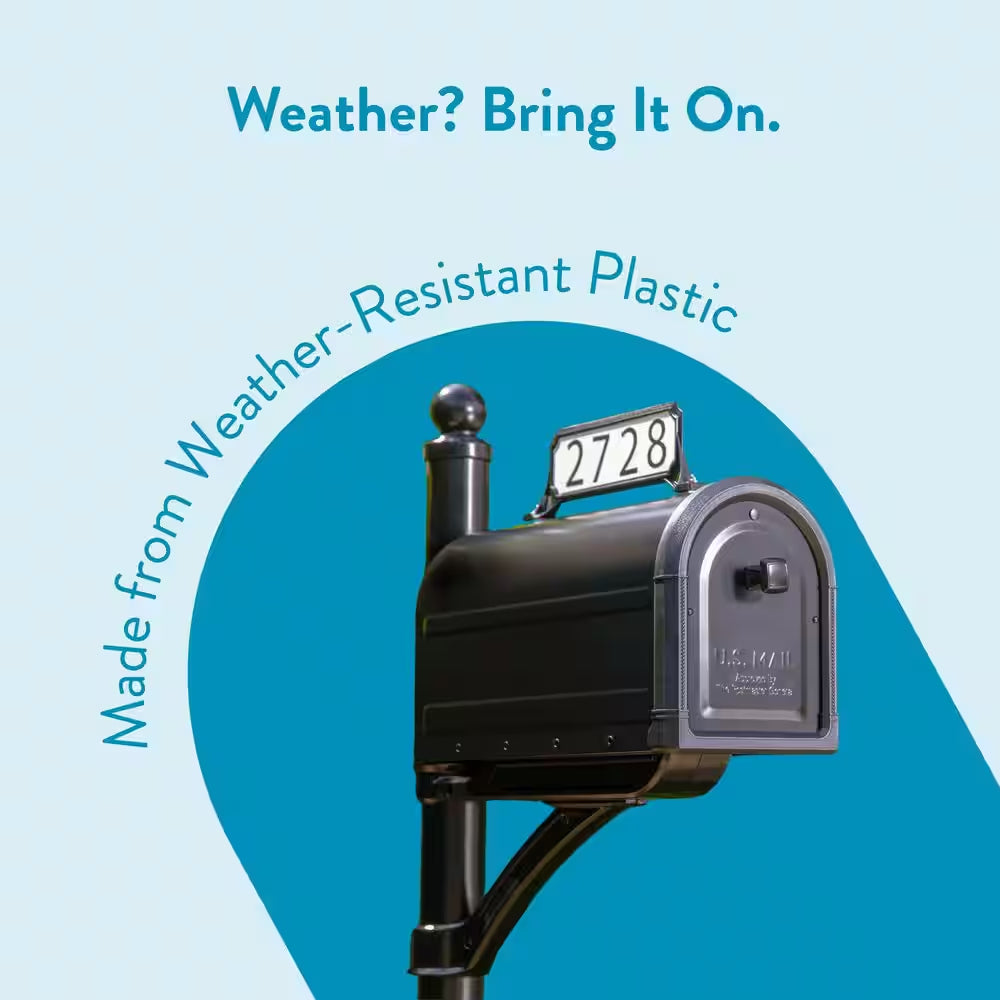 Manhattan Address Plaque Black