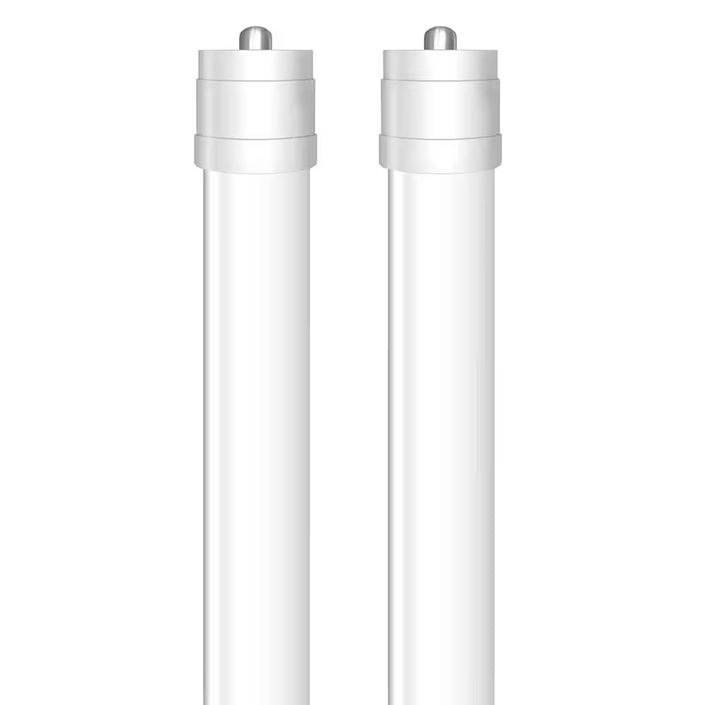 40-Watt 8 Ft. T8 FA8 Single Pin Type a Plug and Play Linear LED Tube Light Bulb, Cool White 4000K (2-Pack)