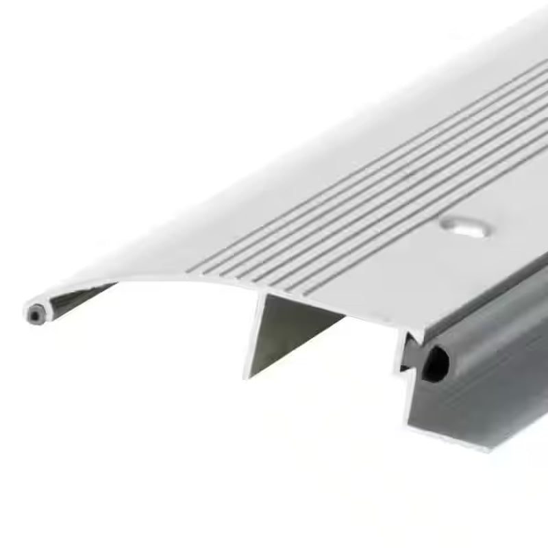 3-1/2 In. X 3/4 In. X 36 In. Silver Aluminum and Vinyl Low-Profile Outswing Door Threshold