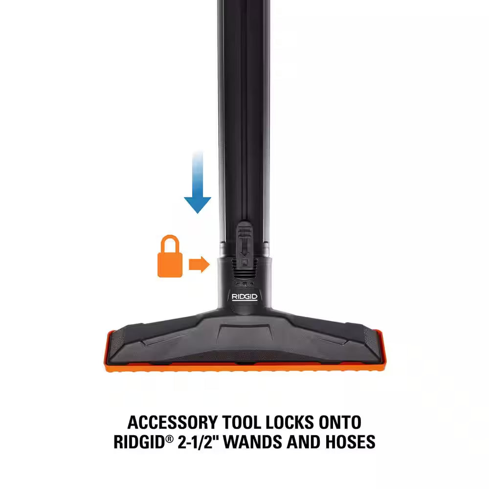 2-1/2 In. MAX2510 NXT Max Locking Floor Tool Shop Vacuum Attachment with Squeegee for  NXT Wet Dry Vacs