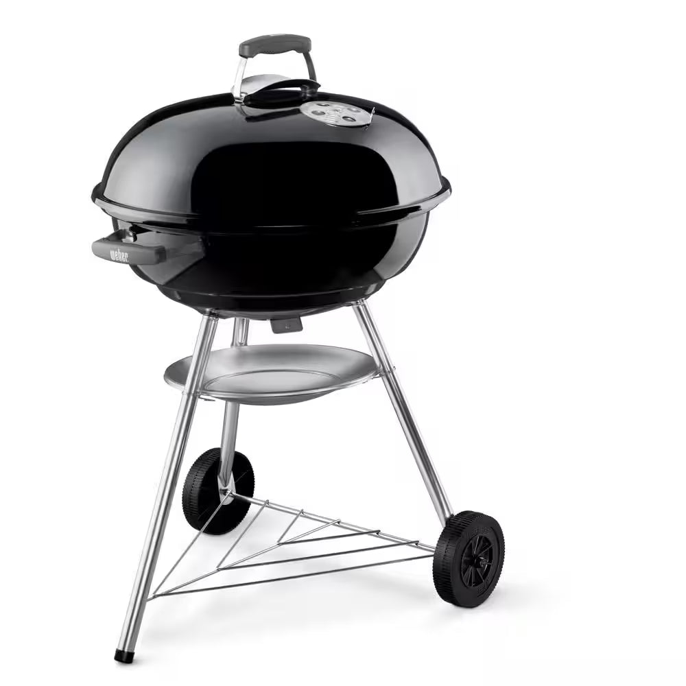 Jumbo Joe Premium 22 In. Charcoal Grill in Black with Steel Cooking Grate