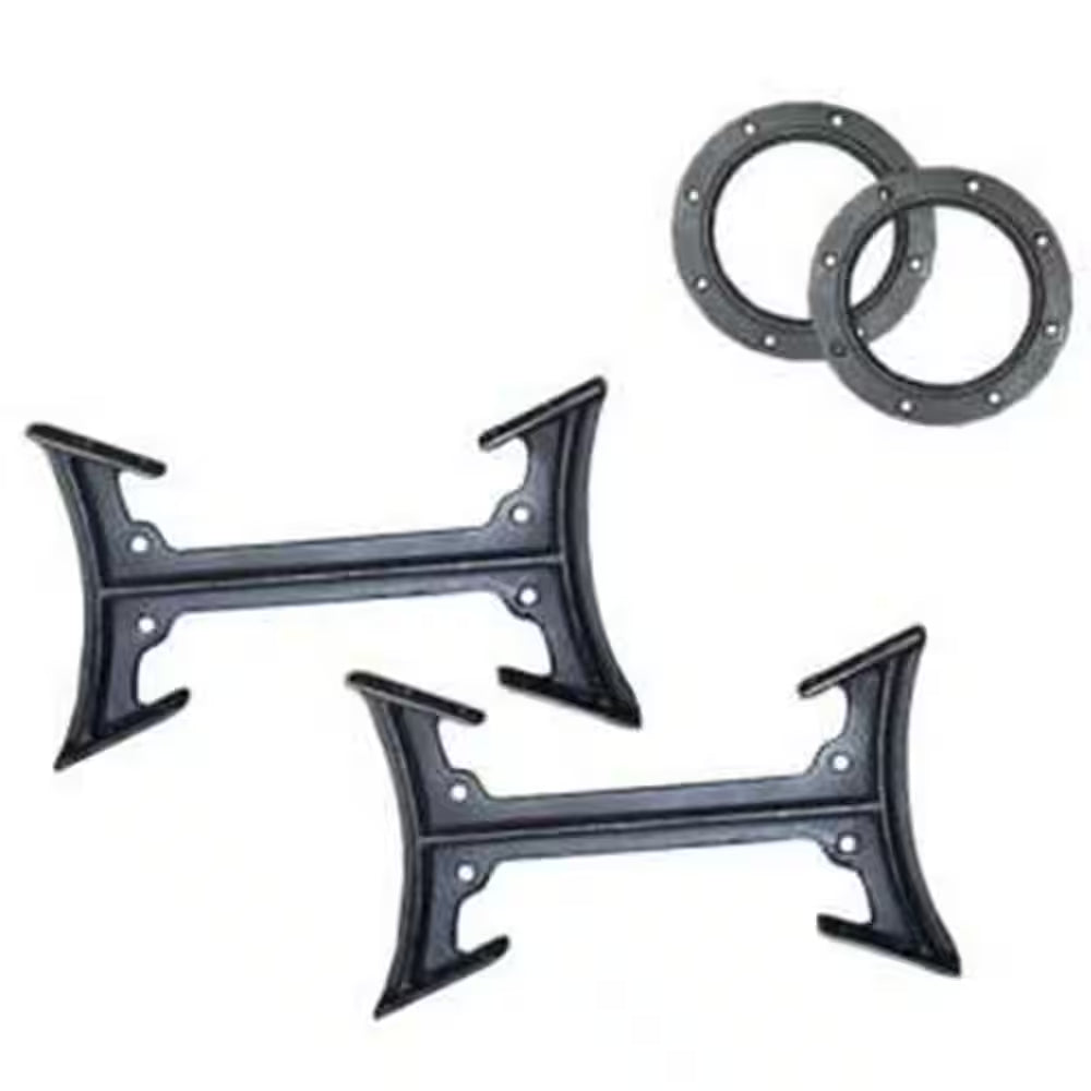 Cast Iron Barrel Adapter Kit for a Double Barrel Camp Stove