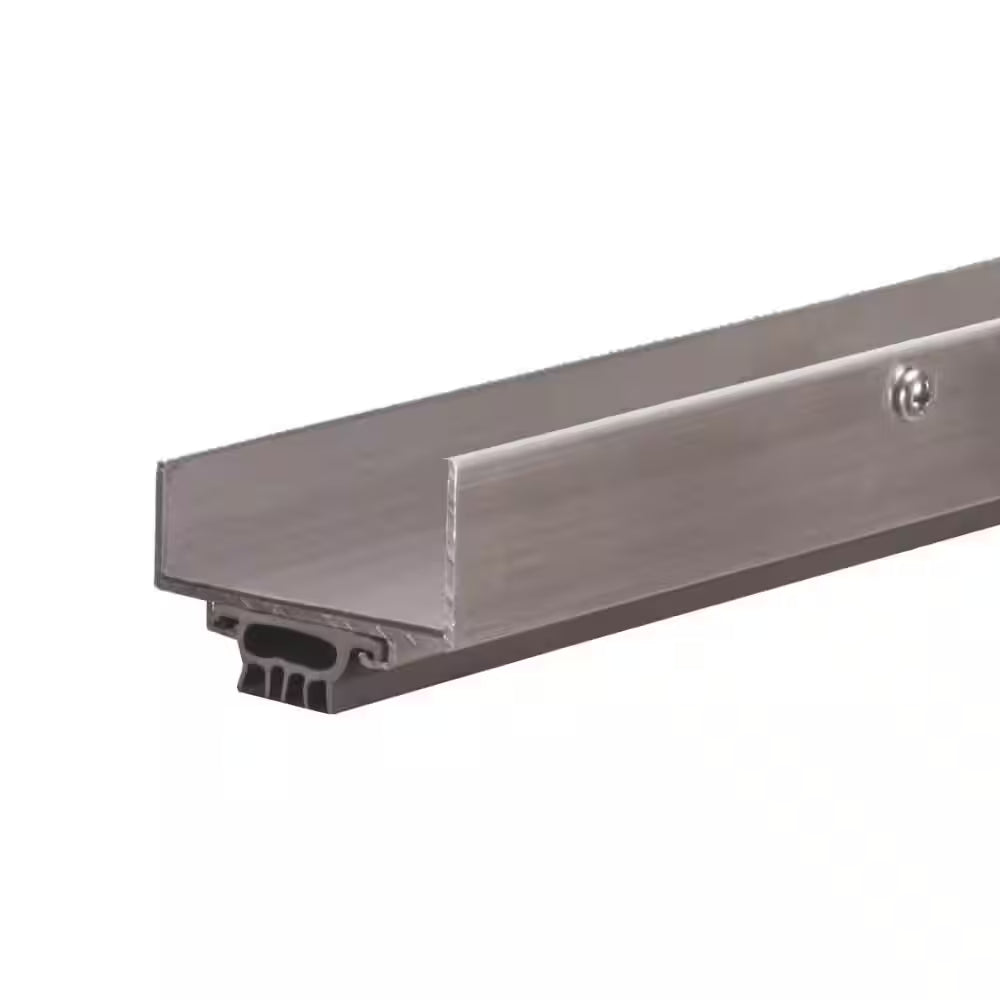 36 In. Silver Aluminum U-Shape Screw-On under Door Seal