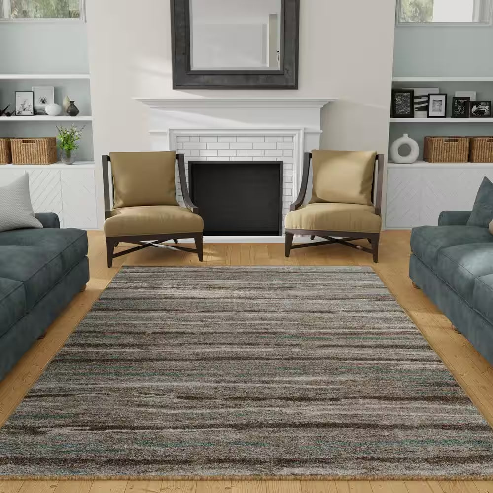 Shoreline Multi 2 Ft. X 7 Ft. Striped Runner Rug