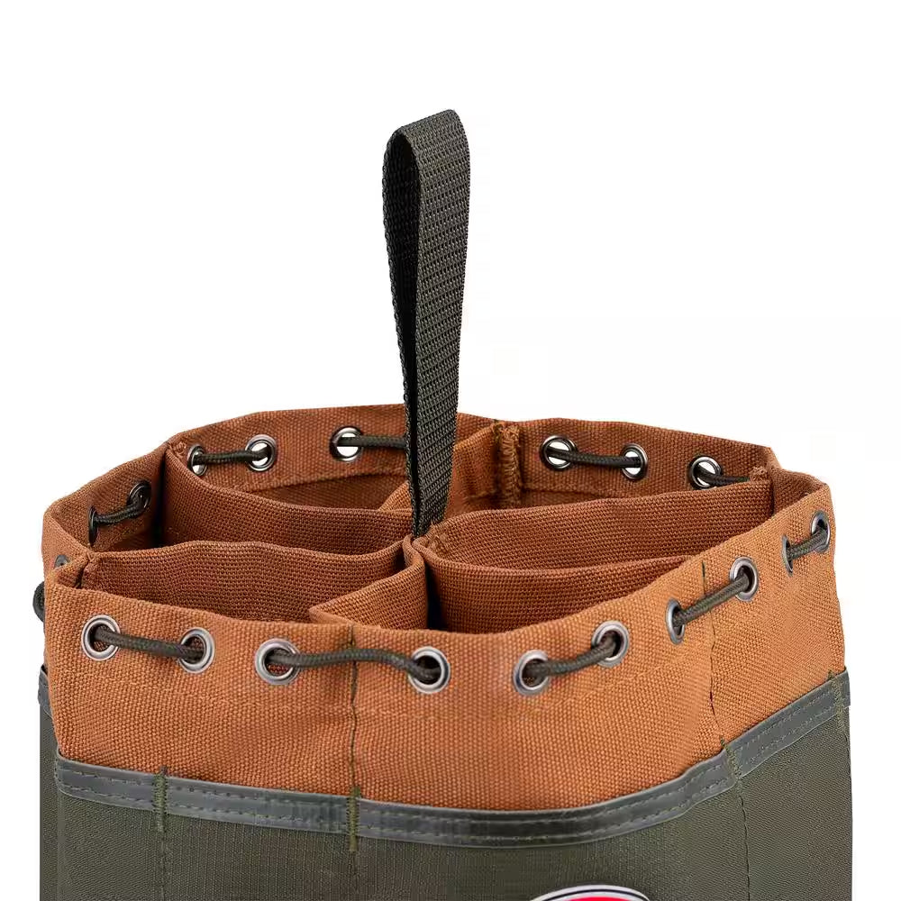 10 In. Parachute Parts Tool Bag in Brown