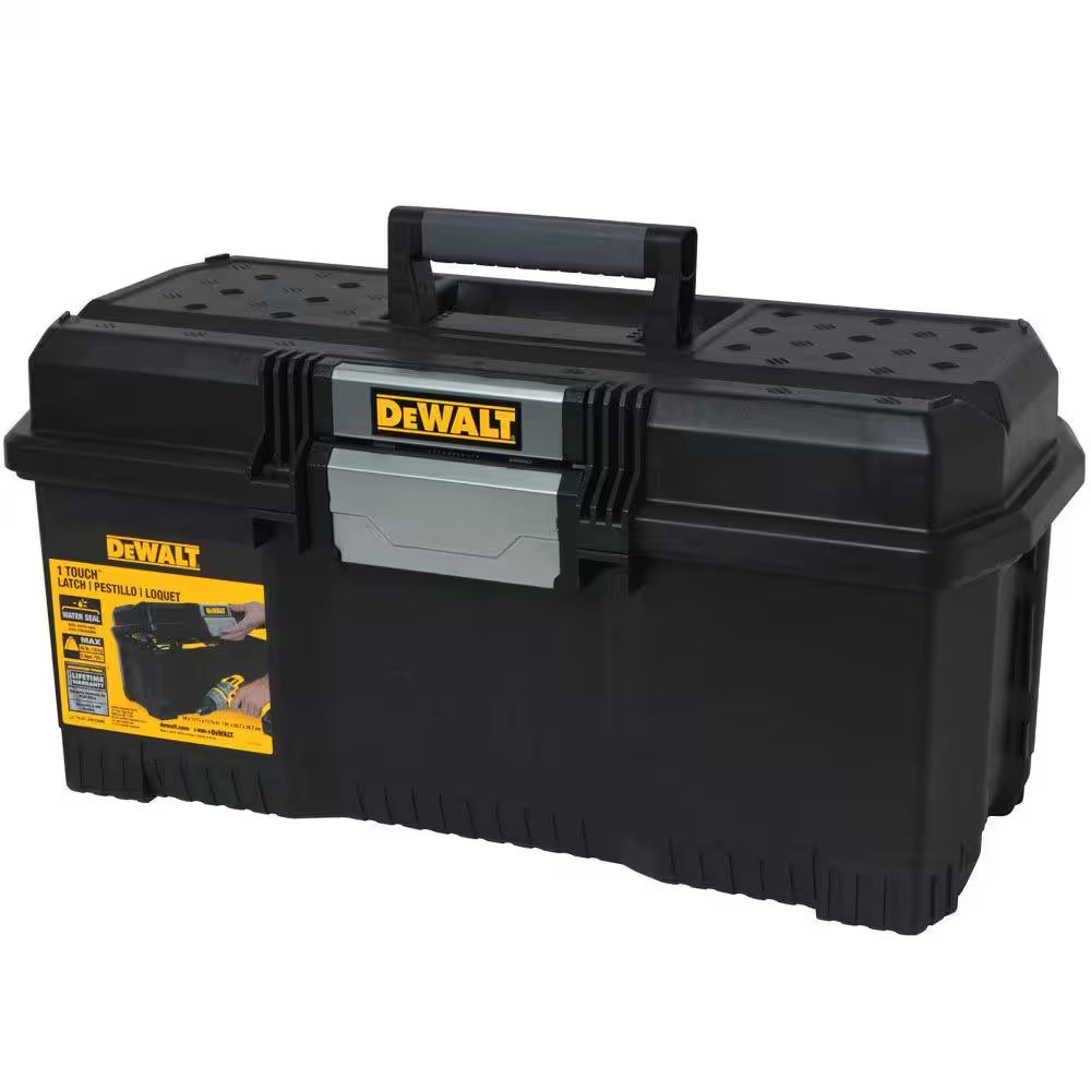 24 In. D Resin 1-Touch Hand Tool Box