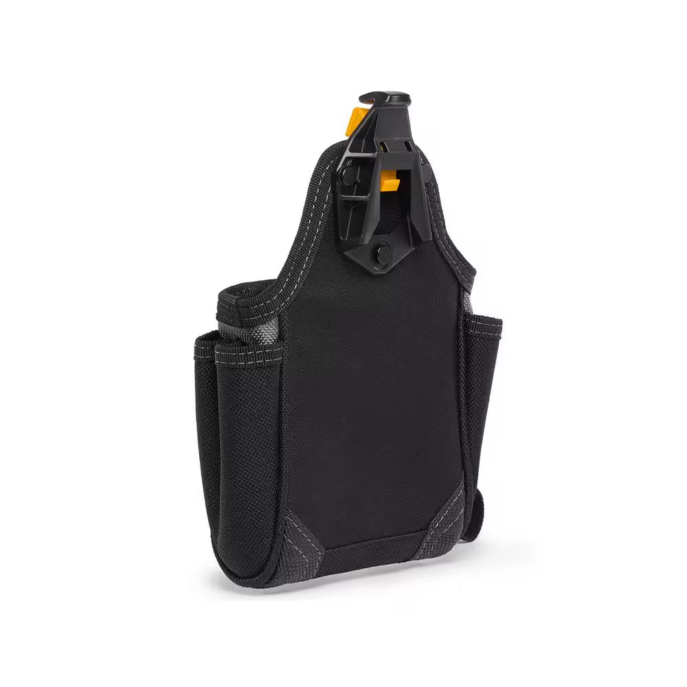 7.5" Warehouse Pouch in Black with 9 Pockets, Heavy Duty Tape Loop and Rugged Reinforced Construction
